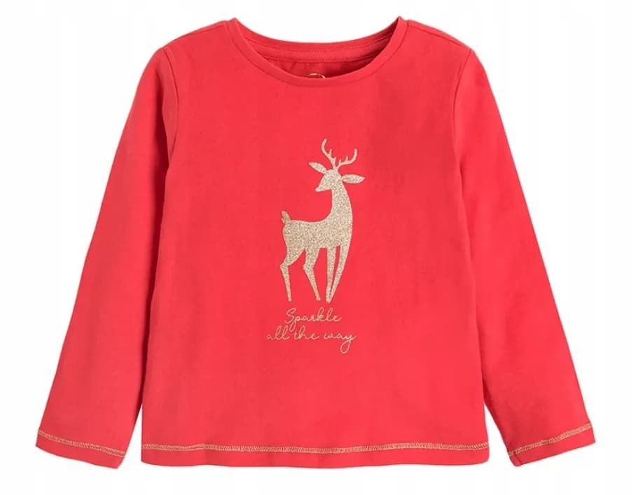 Najpiękniejsze bluzki świąteczne dla dziewczynki w atrakcyjnych cenach